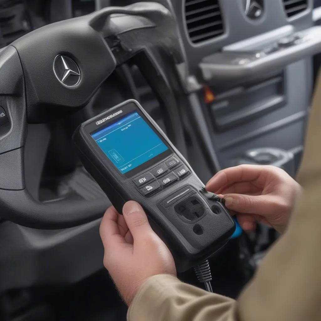 OBD port in a Mercedes Sprinter